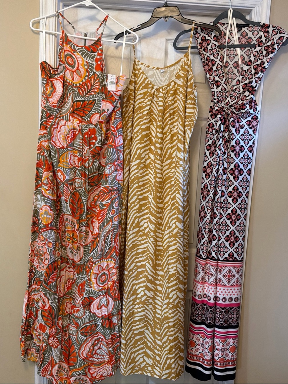 Women's Maxi Dress Lot Sz L Ann Taylor & WHBM